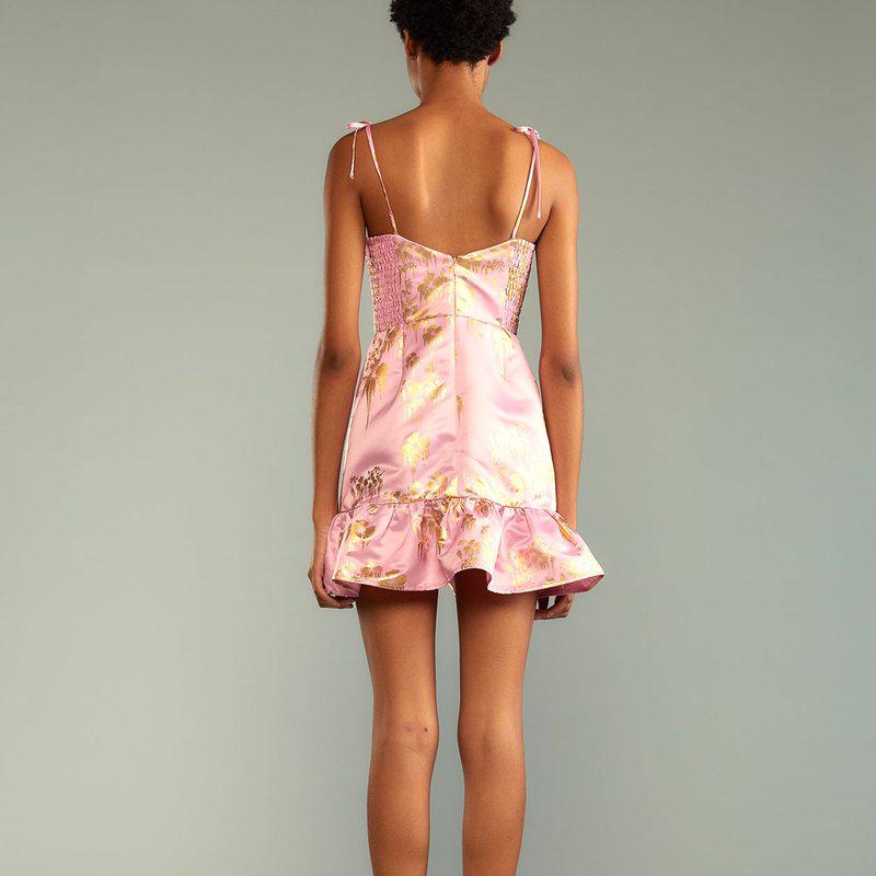 Cynthia Rowley Dripping in Gold Dress