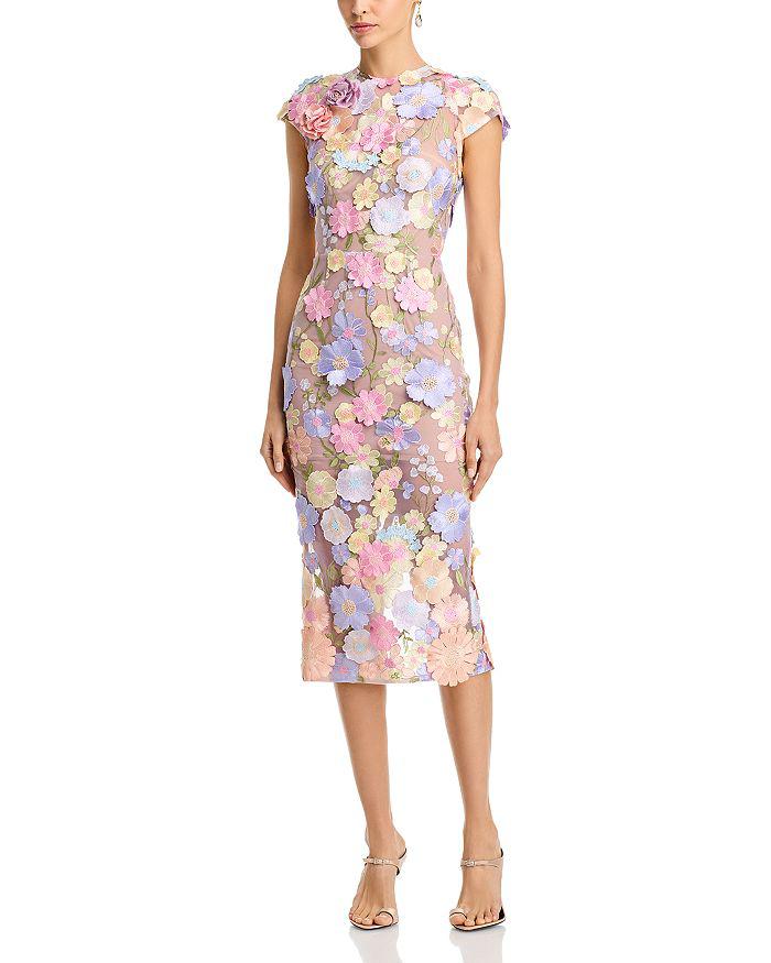 BRONX AND BANCO Jasmine Cap Sleeve Midi Dress
