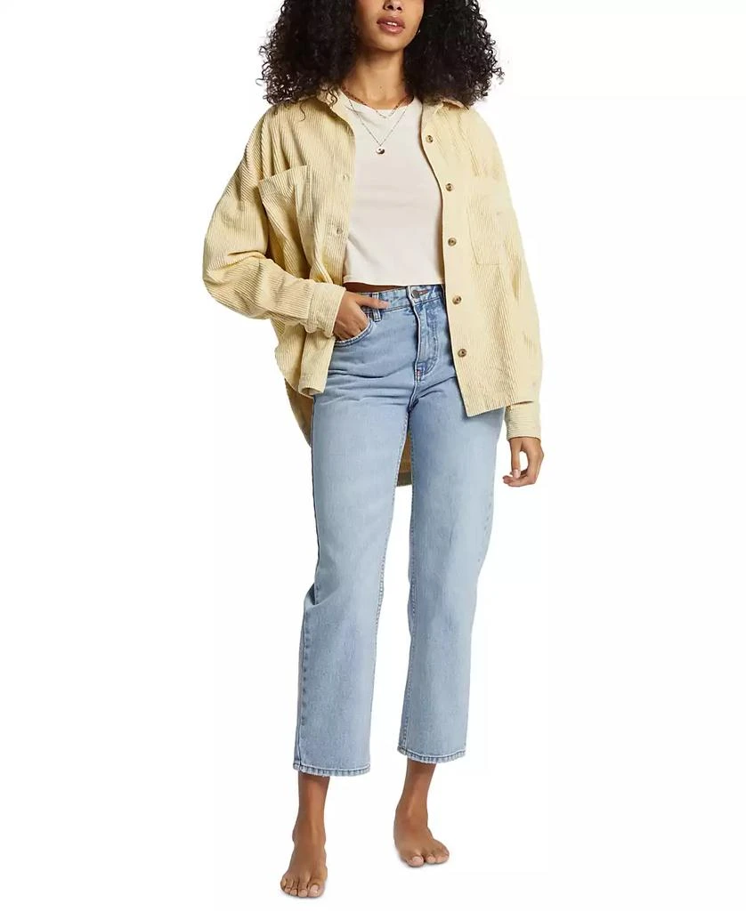 Billabong Juniors' Stoked on You Cotton Corduroy Shirt Jacket 4