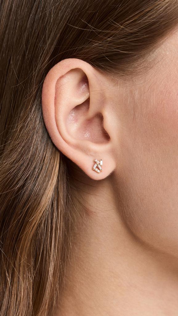 Suzanne Kalan 14K Yellow Gold Stud Earrings