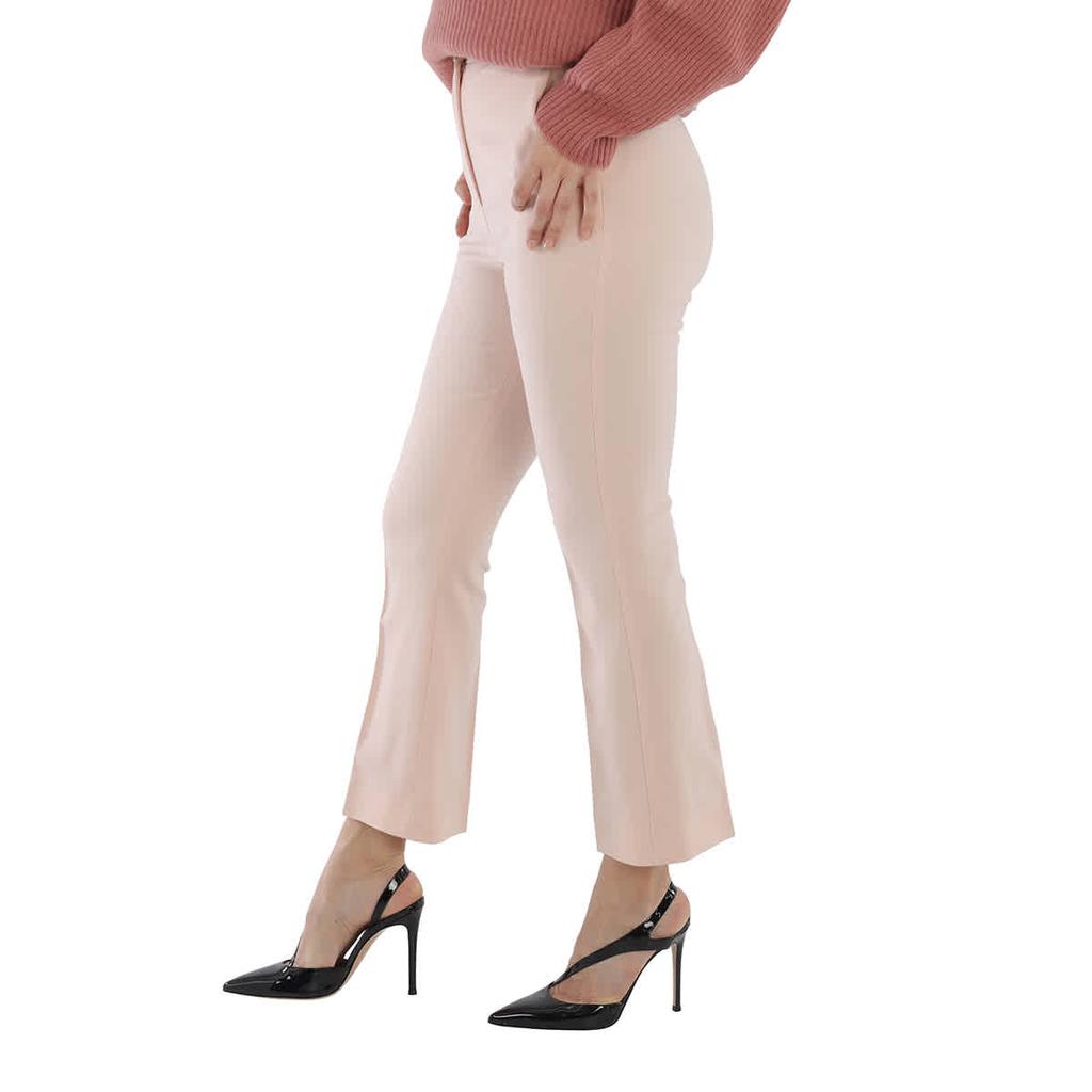Max Mara Ladies Pink Circeo High-Rise Wool-Blend Pants