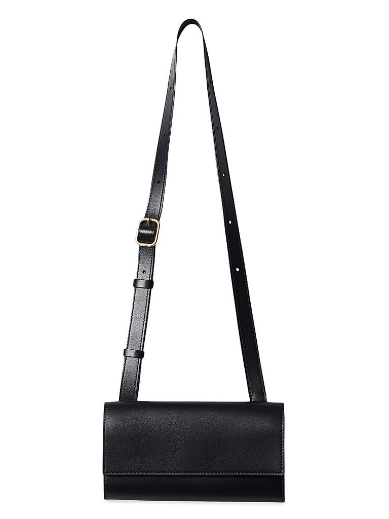 The Row N/S Park Tote Belt Small in Saddle Leather - Bags