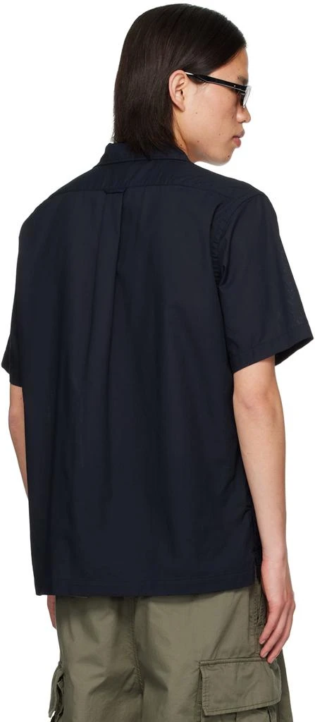 Nanamica Navy Open Collar Shirt 3
