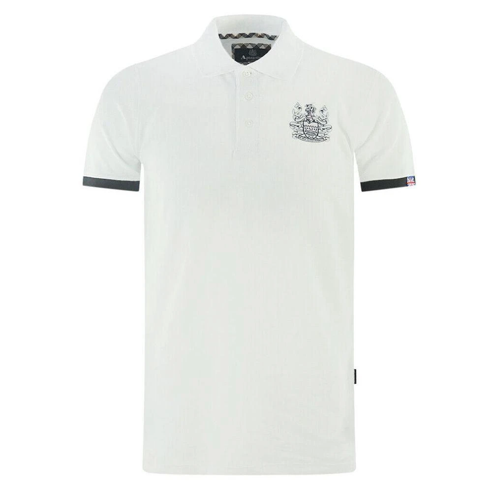 Aquascutum Aquascutum Elegant Cotton Polo with Signature Men's Details 1