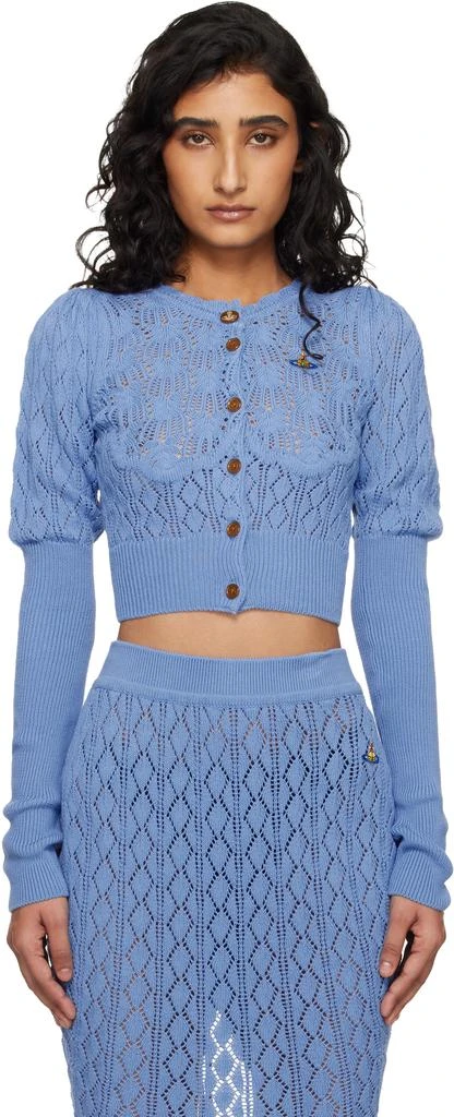 Vivienne Westwood Blue Ella Cardigan