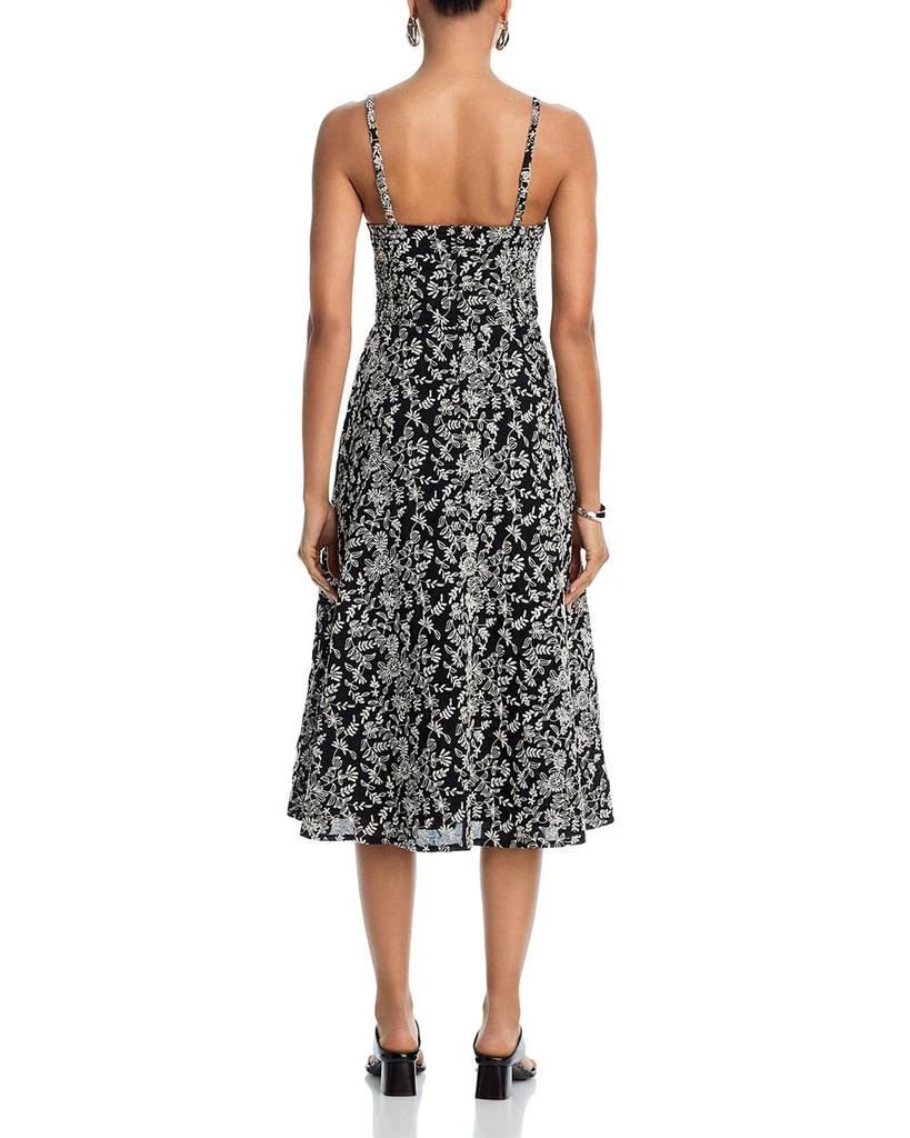 AQUA Embroidered Tank Midi Dress - Exclusive 4