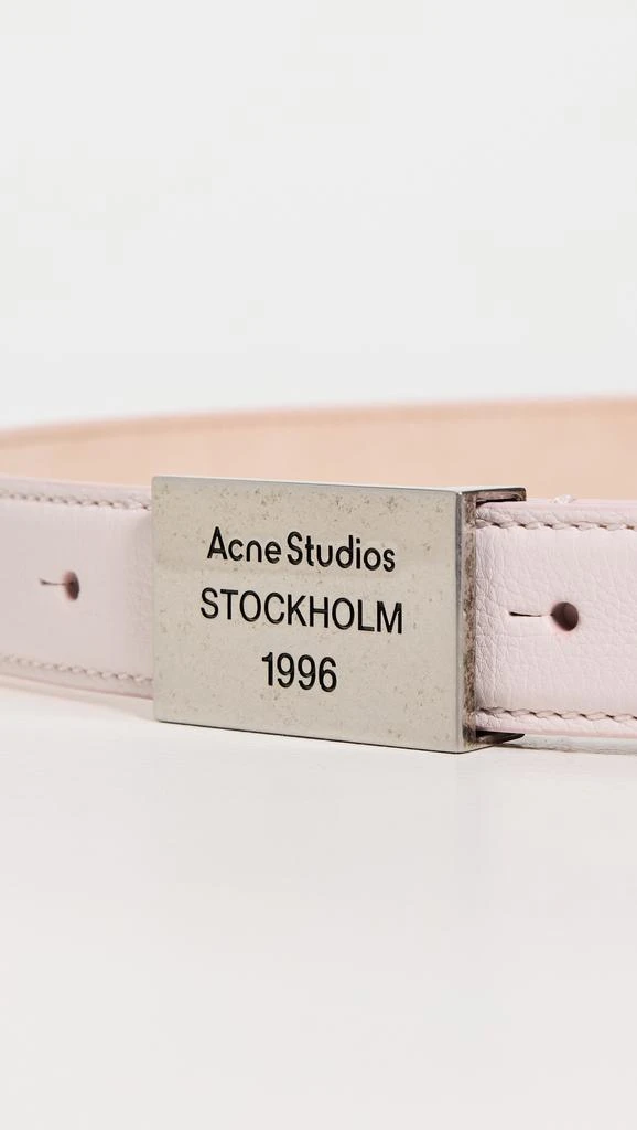 Acne Studios 1996 Logo Plaque Belt 4