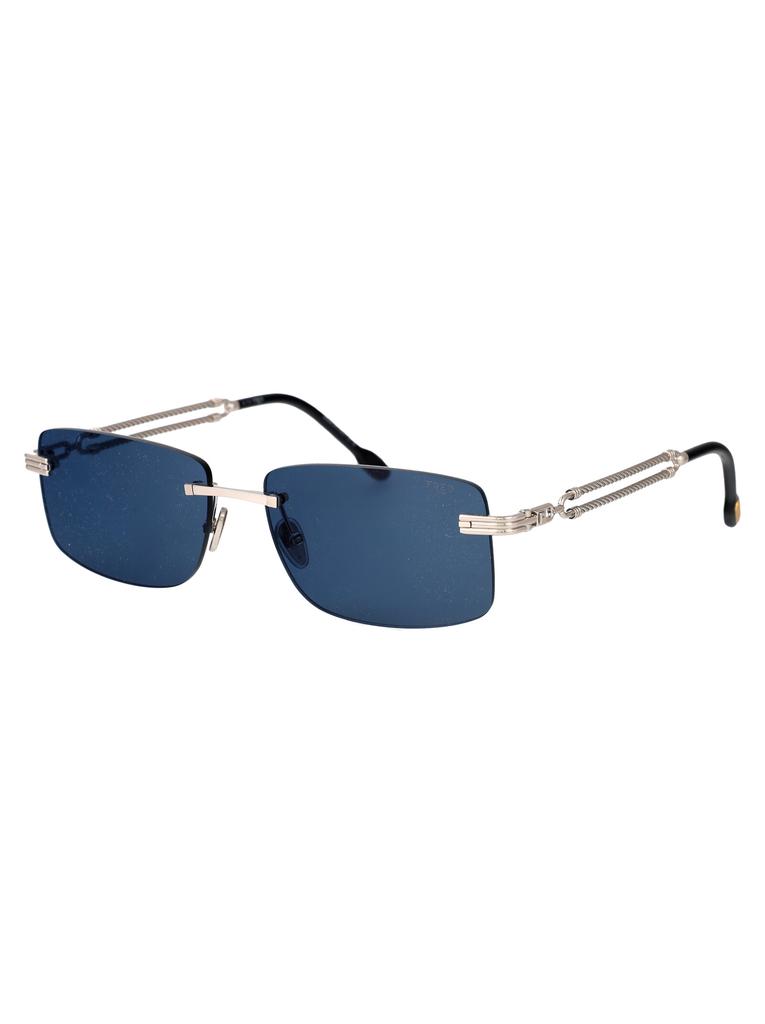 Fred SHINY PALLADIUM METAL SUNGLASSES