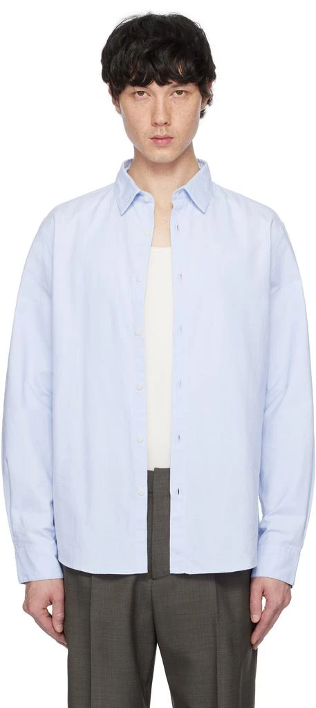 Sunspel Blue Oxford Shirt 1