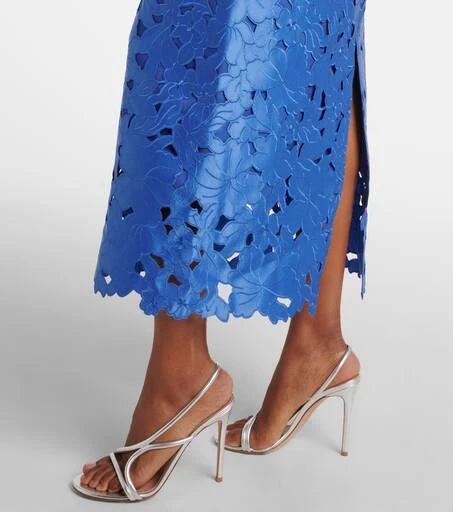 Costarellos Delmara strapless lace midi dress 5