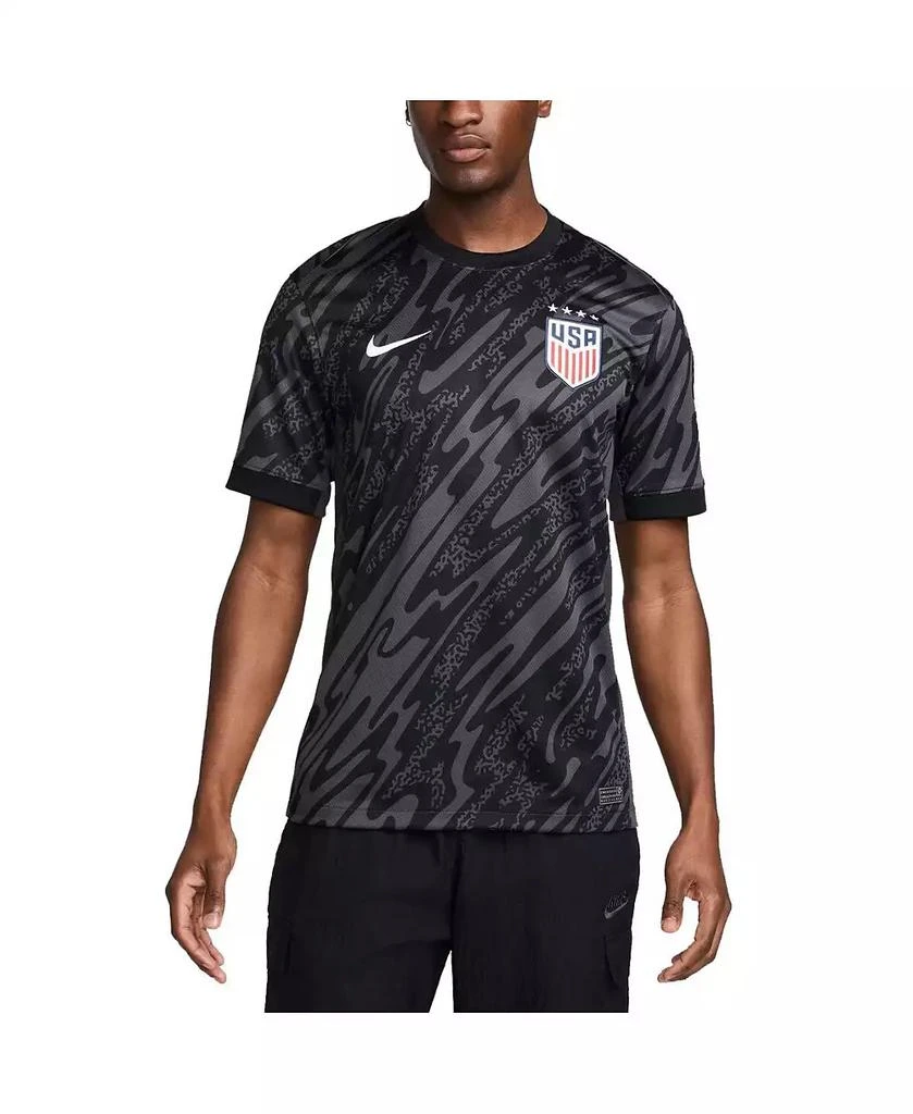 NIKE Men's and Women's Black USWNT 2024 Goalkeeper Replica Stadium Jersey 1