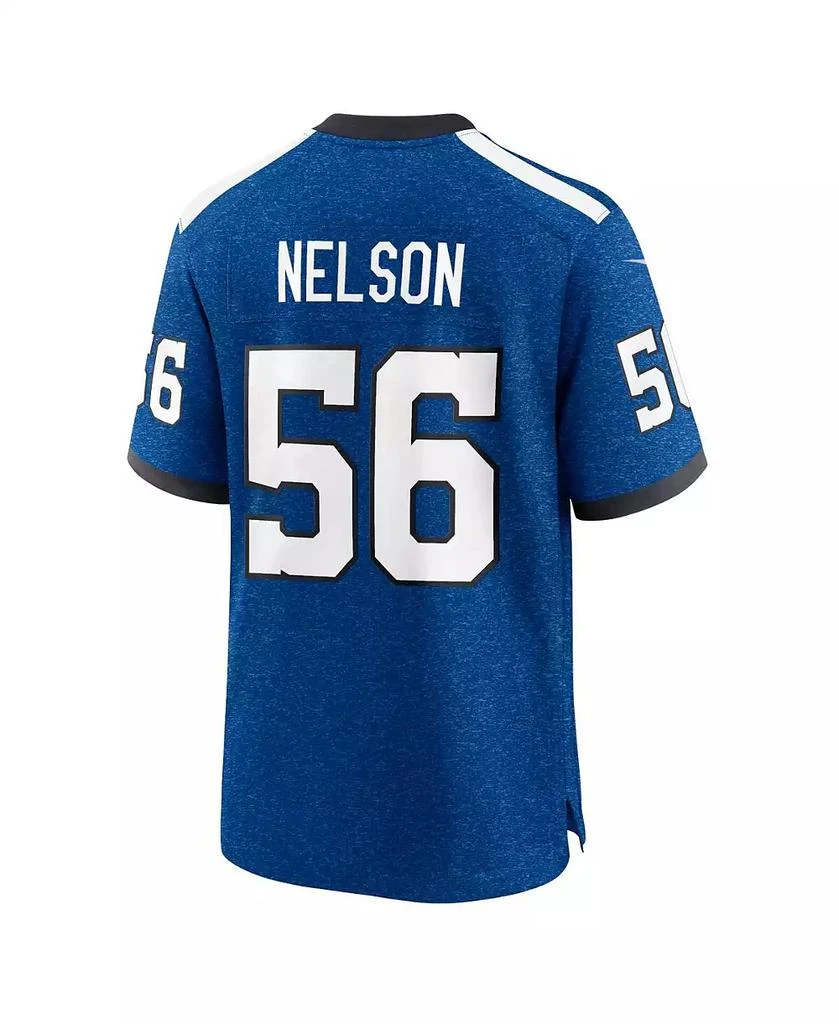 NIKE Men's Quenton Nelson Royal Indianapolis Colts Indiana Nights Alternate Game Jersey 4
