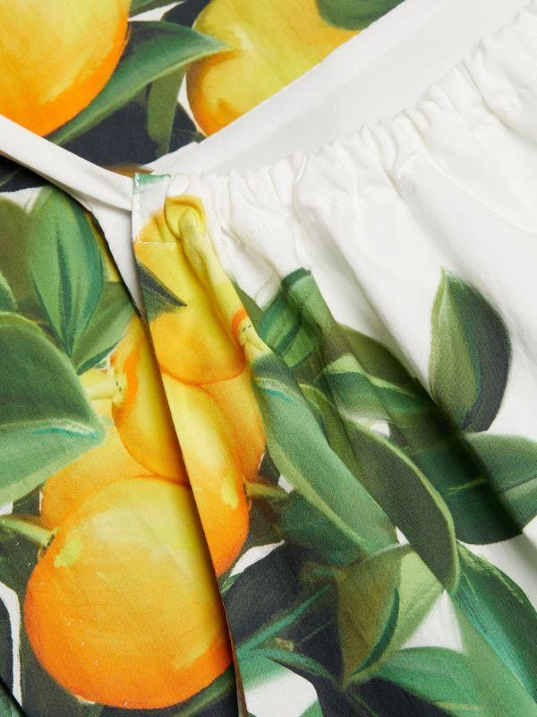 Amanda Uprichard Alicanta Lemon Cotton Maxi Dress 5