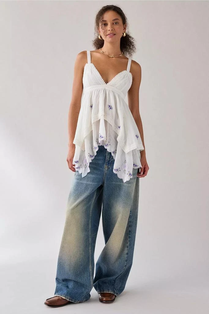 Kimchi Blue Kimchi Blue Song For Love Tiered Babydoll Tunic Tank Top 1