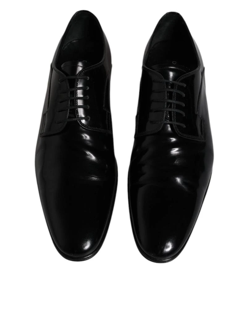 Dolce & Gabbana Patent Leather Derby Men Dress Men's Shoes (Pre-Owned) 3