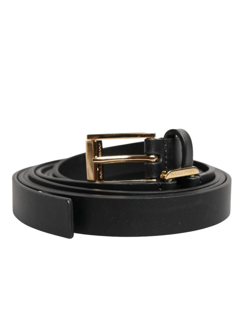 Dolce 
Gabbana Double Strap Leather gold Buckle Men
s Belt