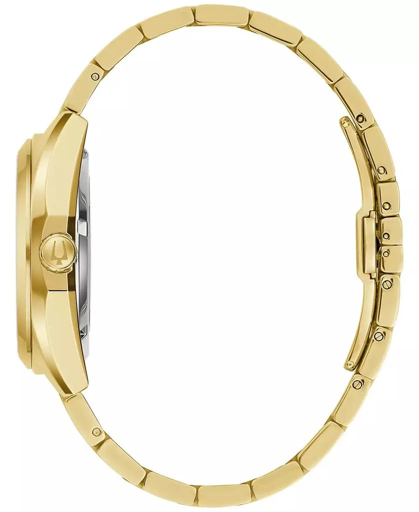 Bulova Men's Automatic Surveyor Gold-Tone Stainless Steel Bracelet Watch 39mm 2