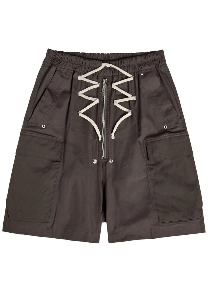 Rick Owens Cargobela stretch-cotton shorts 1