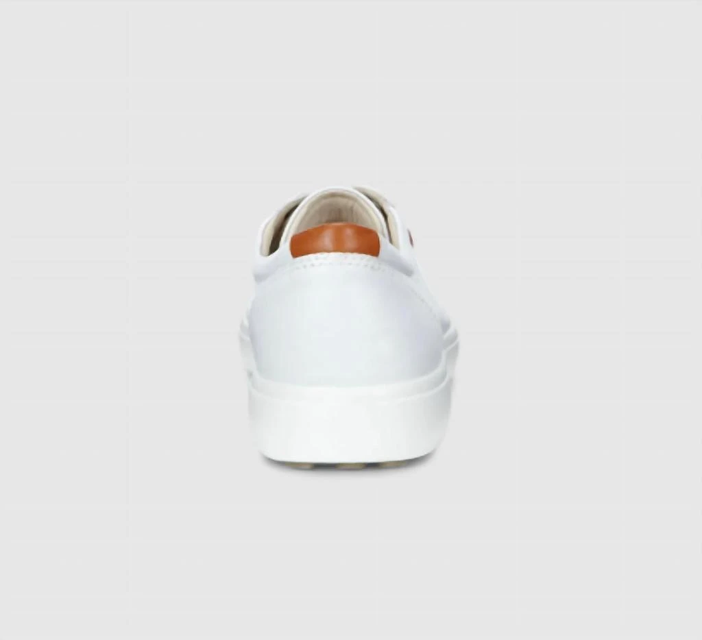 ECCO Men's Soft 7 Sneaker In White 5