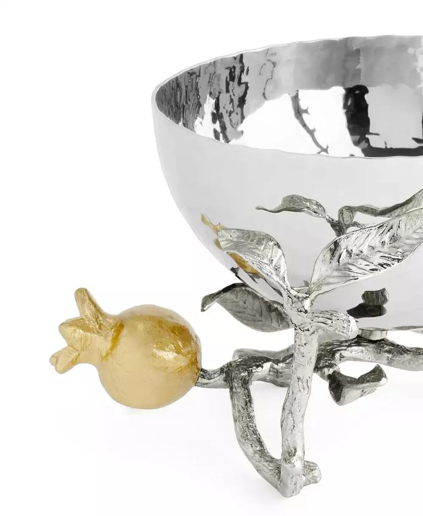 Michael Aram Pomegranate Silver and Gold Nut Bowl 4