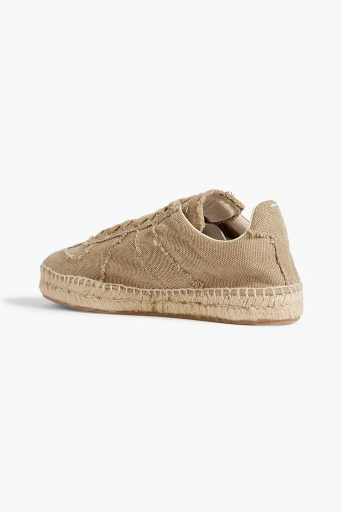 MAISON MARGIELA Replica frayed canvas espadrille sneakers 3