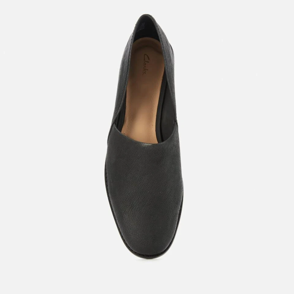 Clarks CLARKS WOMEN'S PURE EASY LEATHER FLATS - BLACK 3