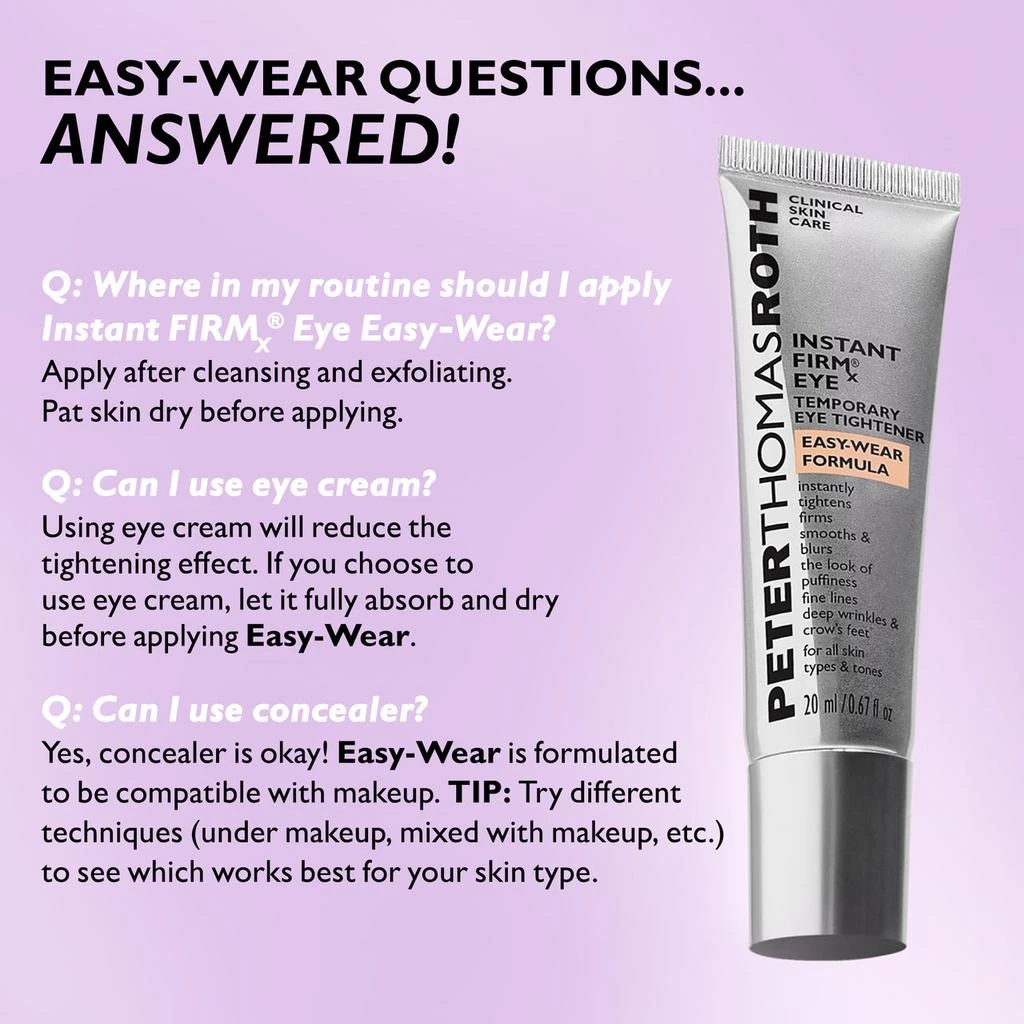 Peter Thomas Roth Instant FIRMx Eye Temporary Eye Tightener Easy-Wear Formula 11