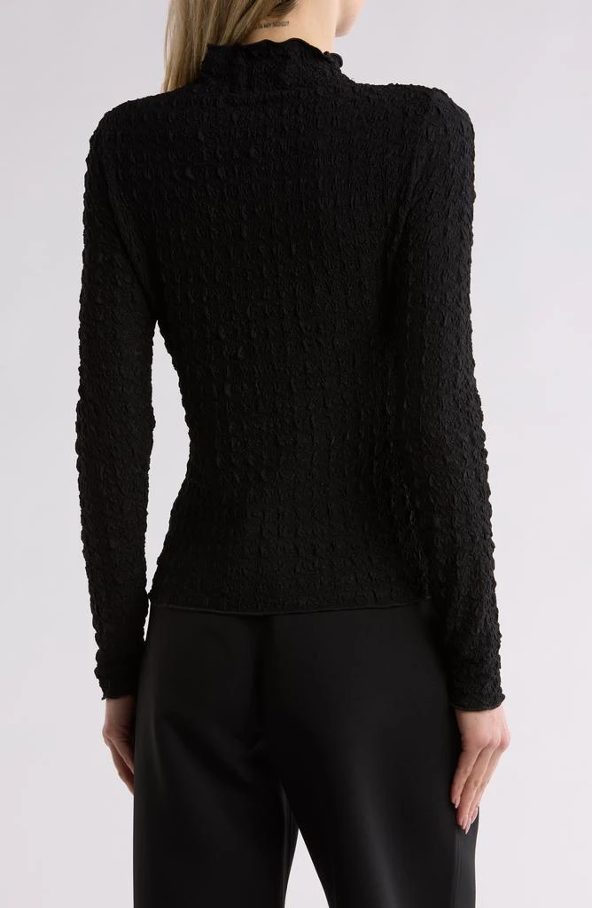 Jason Wu Funnel Neck Long Sleeve Textured Top 2