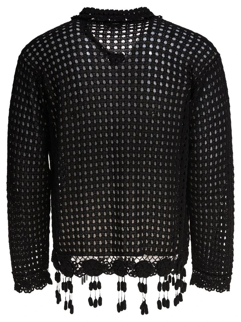 BODE Bode Crochet Button-Down Shirt 2