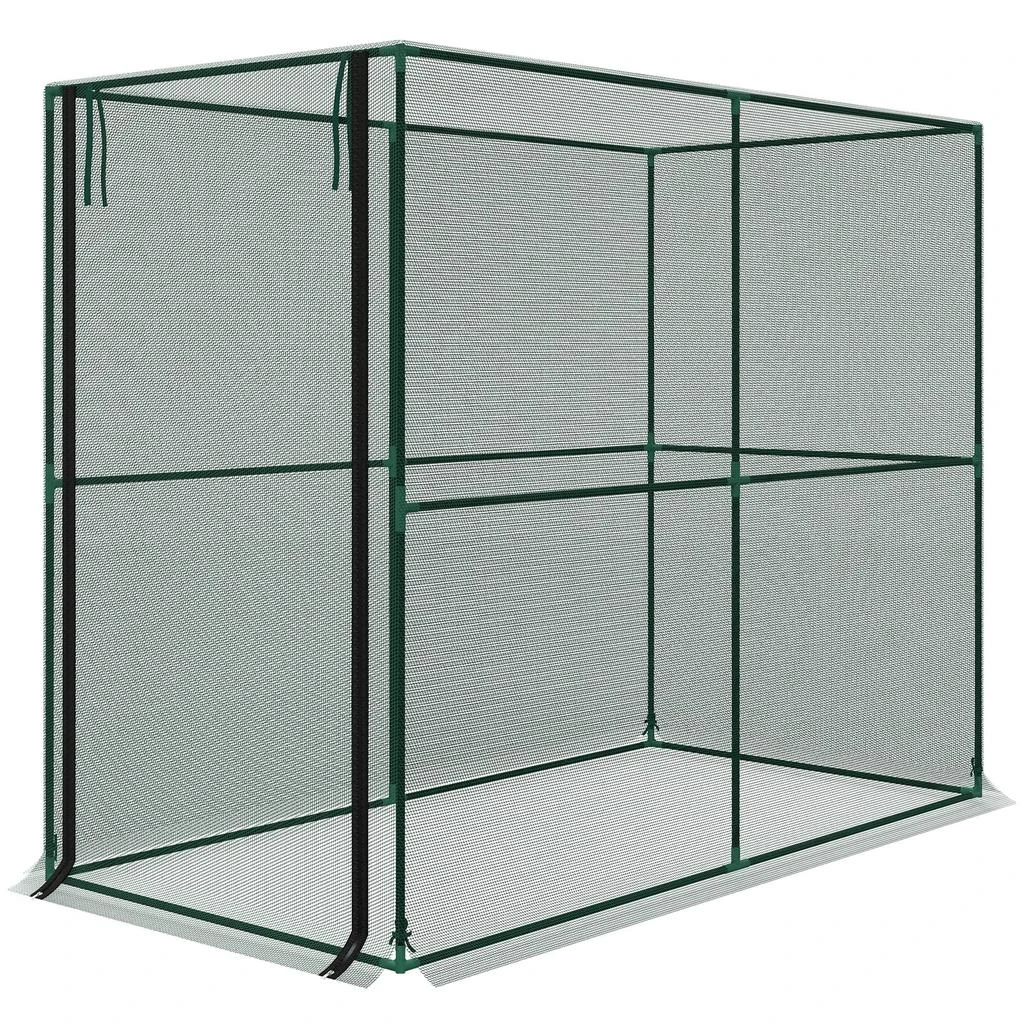Hivvago Plant Protection Crop Cage with Zipper Door