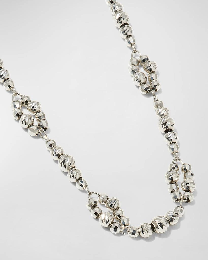Platinum Born Jill Necklace with Small Infinity Stations 3