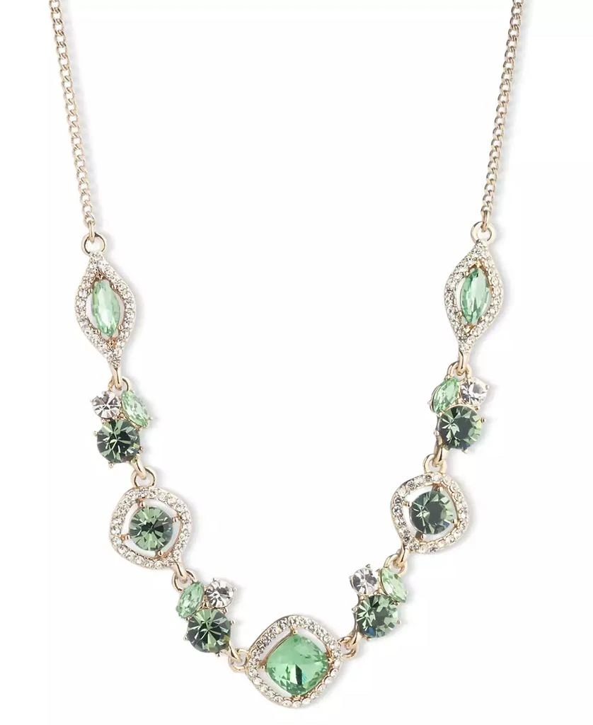 Givenchy Mixed Crystal Statement Necklace, 16" + 3" extender 1