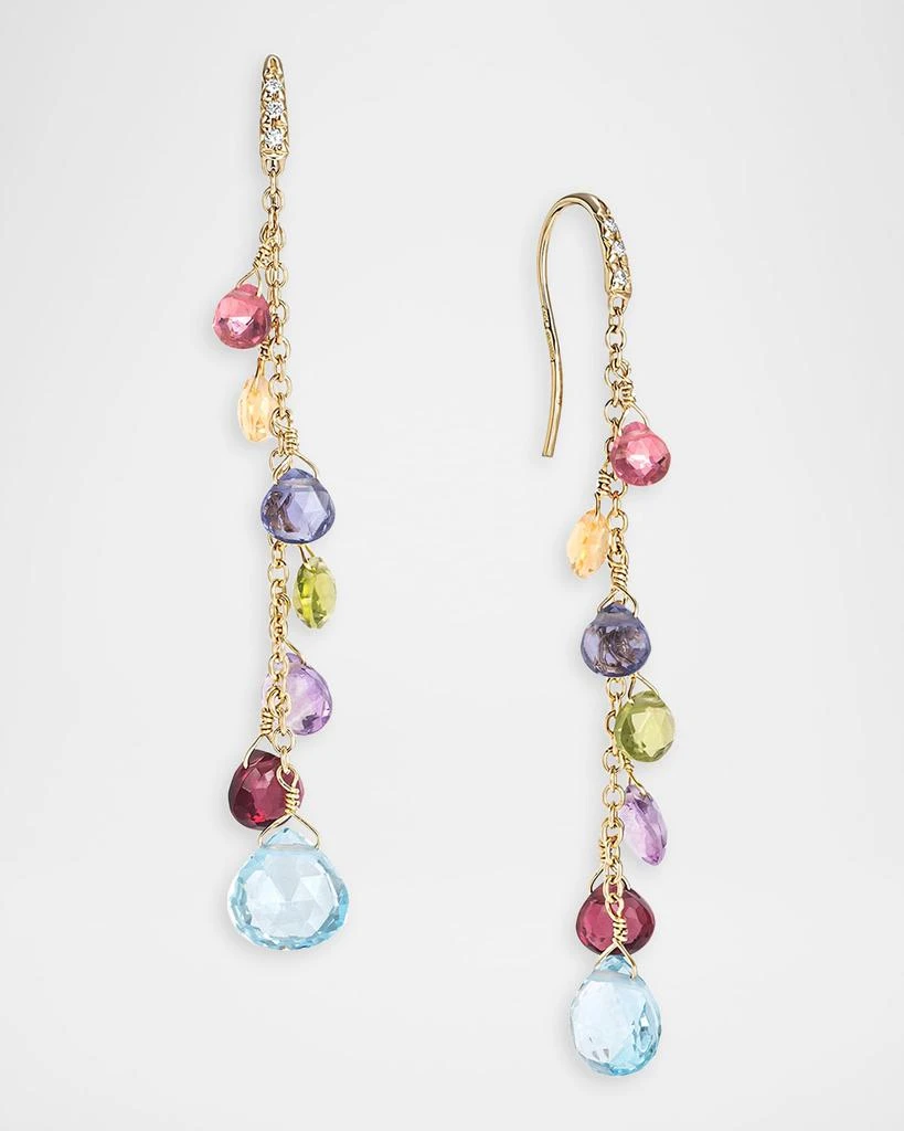 Marco Bicego Paradise 18K Gold Gemstone Earrings with Diamonds