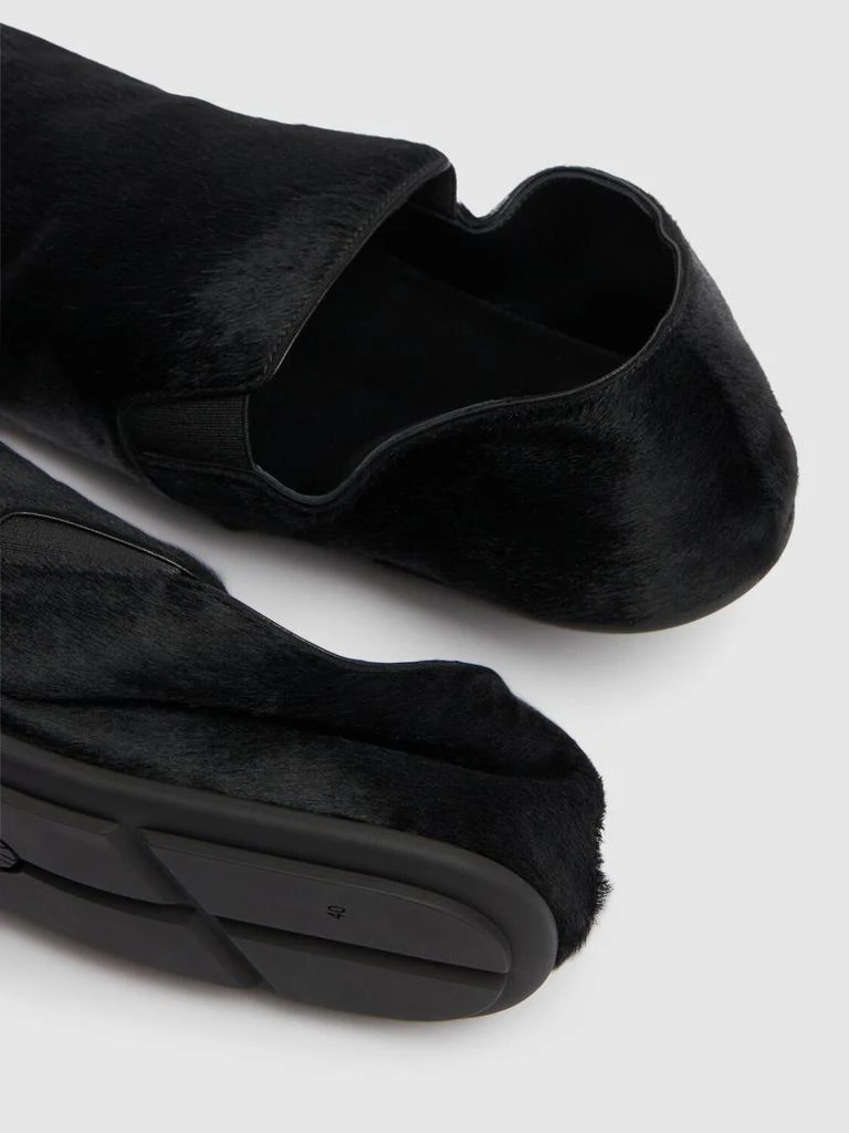 The Row 10mm Vincit Pony Hair Slip-on Loafers 4