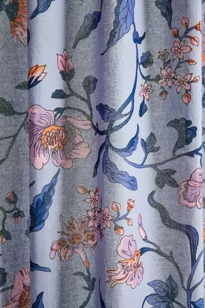 Urban Outfitters Ella Vine Floral Shower Curtain 2