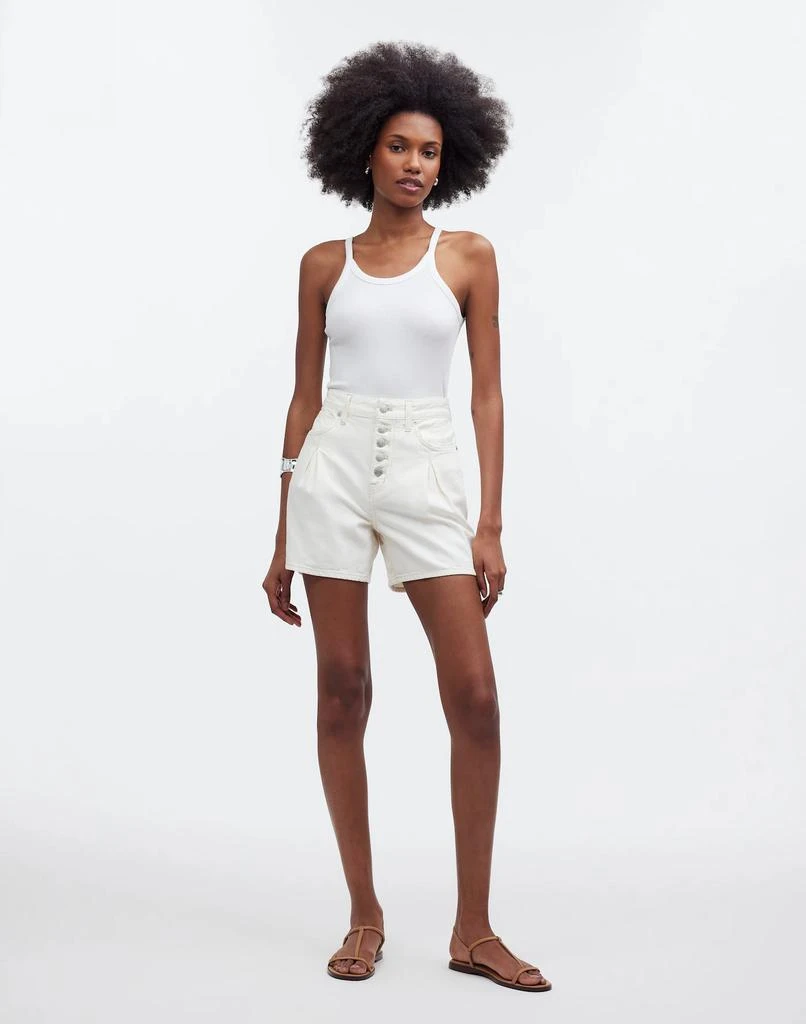 Madewell The 
90s Mid-Length Jean Short in Vintage Canvas: Button Front Edition 2