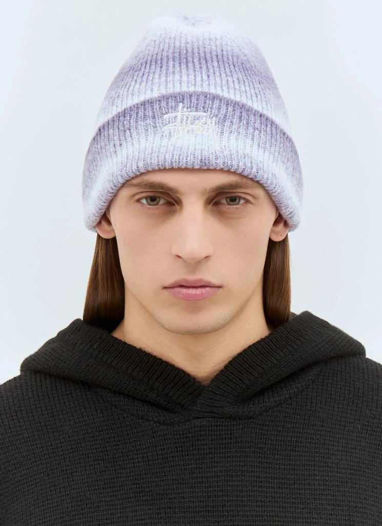STUSSY Cuff Basic Striped Beanie Hat 1