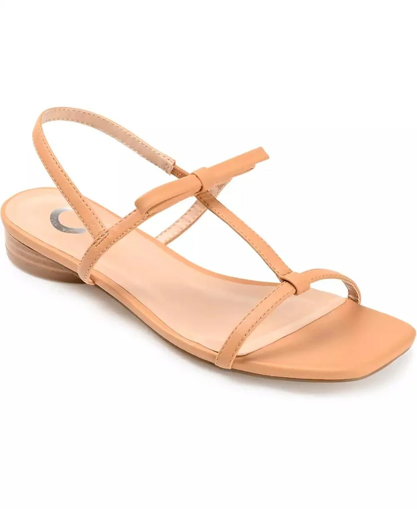 Journee Collection Women's Zaidda T Strap Flat Sandals 1