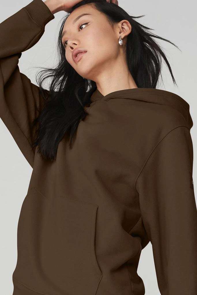 Alo Renown Heavy Weight Hoodie - Espresso 4