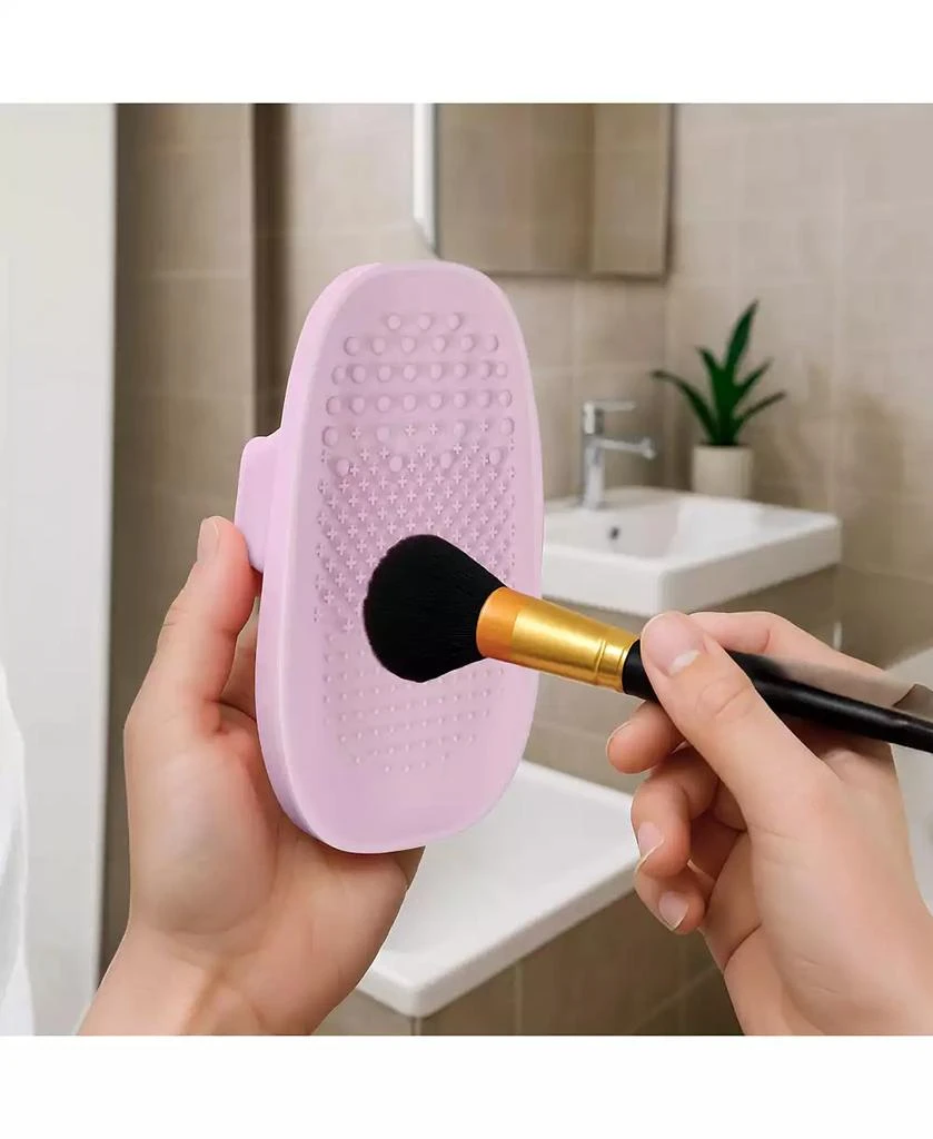 PURSONIC Precision & Care Beauty Bundle: Finger Beauty Blenders + Brush Cleaning Tool 5