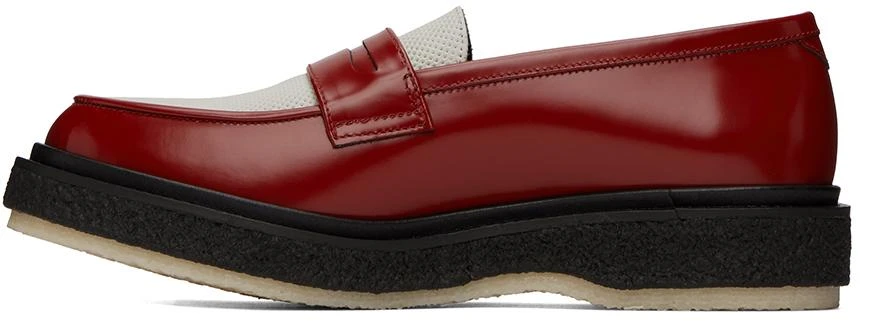 Adieu Paris Red & White Type 5 Loafers 3