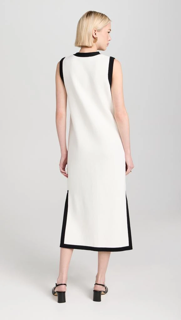 English Factory Knit Midi Dress With Ribbon Tie 2