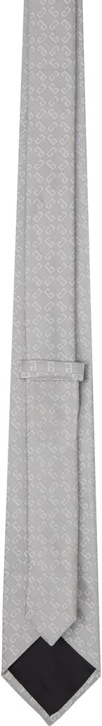 Givenchy Gray Monogram 1972 Tie