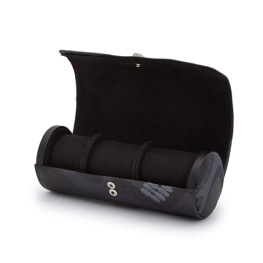 Wolf Memento Mori Triple Watch Roll  - Black 493402 2