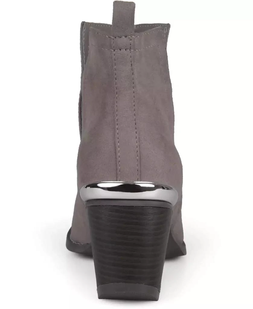 Journee Collection Women's Issla Block Heel Western Booties 3