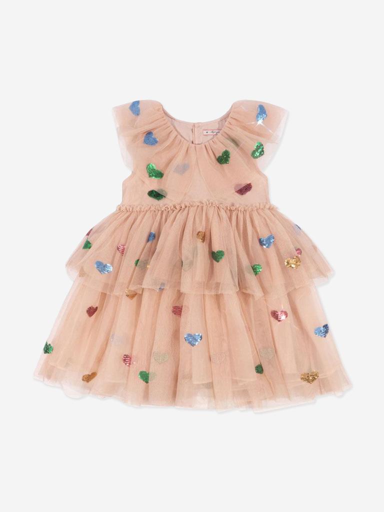 Konges Slojd Girls Yvonne Fairy Dress in Pink