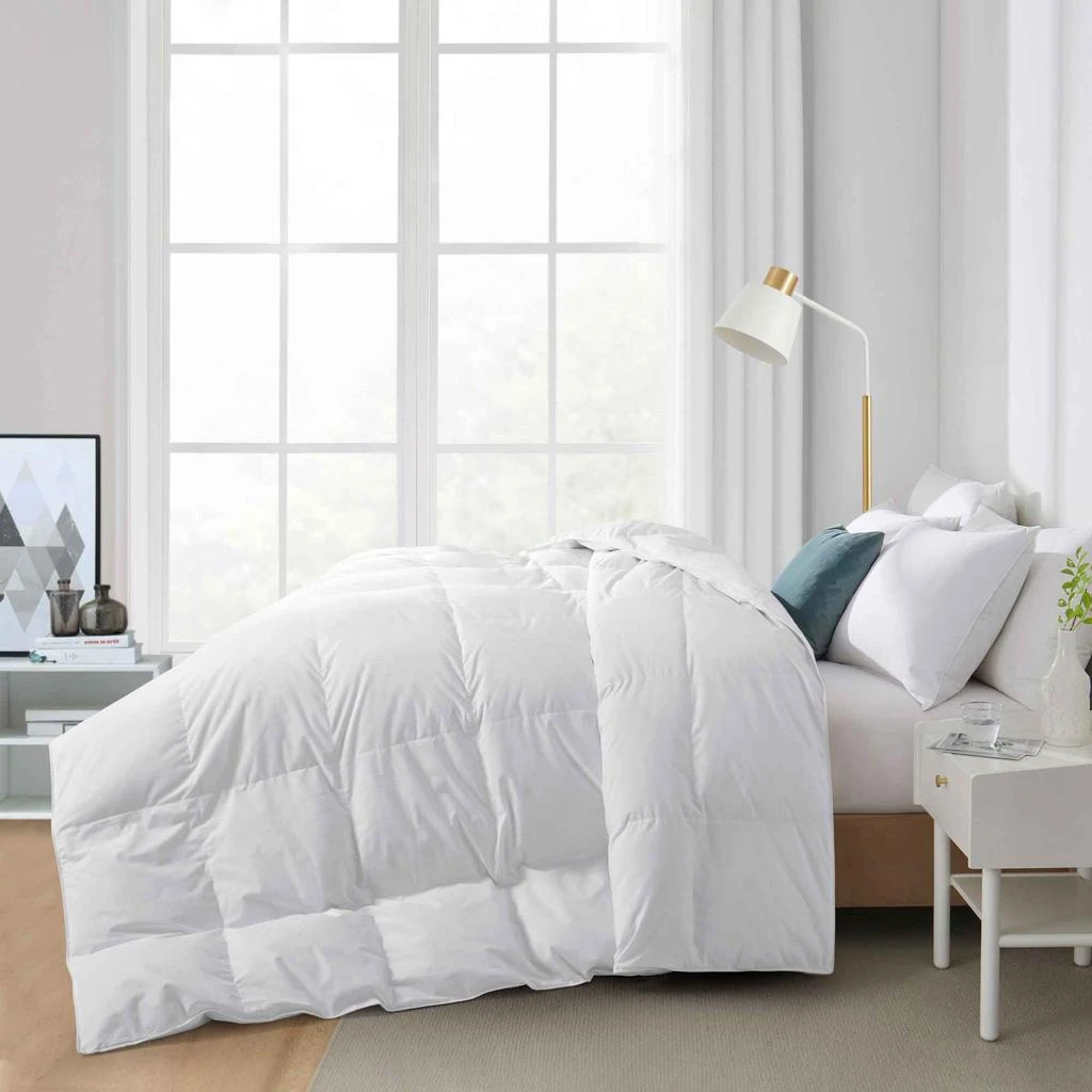 Puredown 75% White Duck Down Winter Comforter (600FP) Baffled Box 2