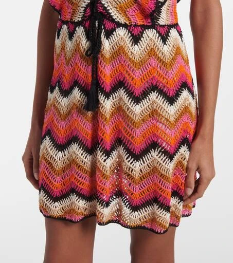 ANNA KOSTUROVA Melissa cotton crochet minidress 5