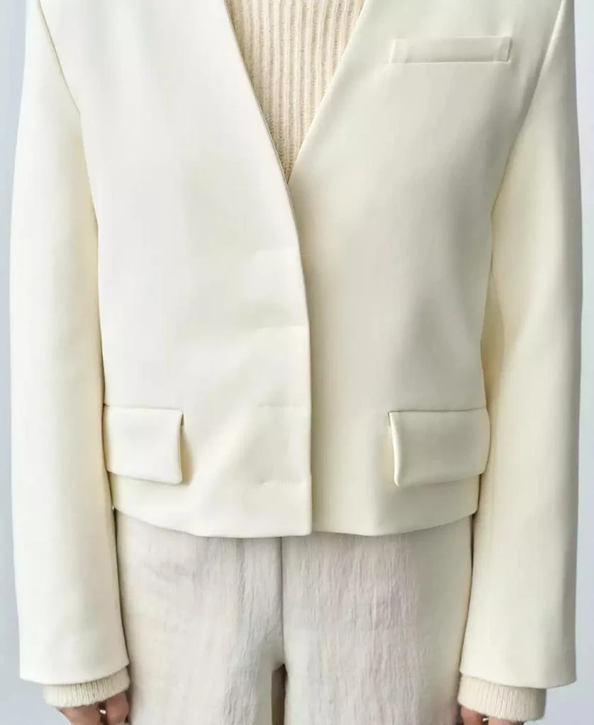 Mango Women's Structured Cropped Jacket 3