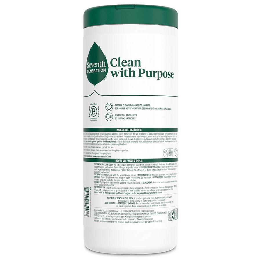 Seventh Generation Surface Wipes Garden Mint
